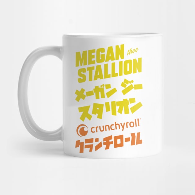 Megan Thee Stallion Crunchyroll Merch CR Loves Megan Thee Stallion by Nicolashca